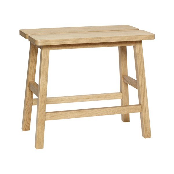 Stolička Hübsch Oak Stool, výška 45 cm