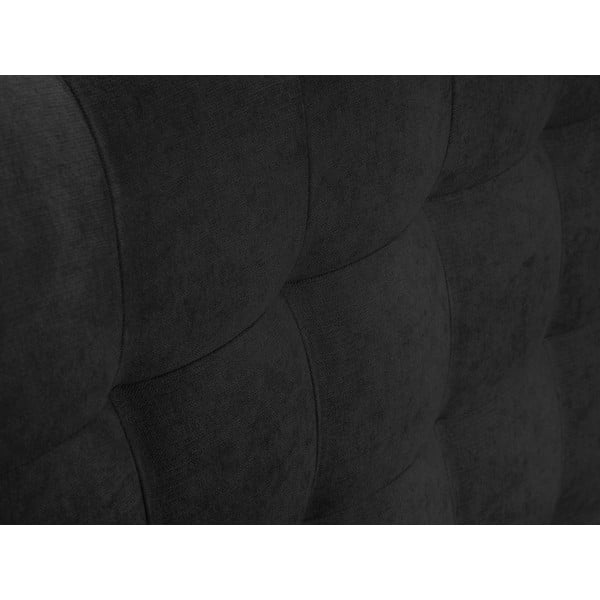 Letto boxspring grigio scuro con contenitore 180x200 cm Jade - Mazzini Beds-image-1