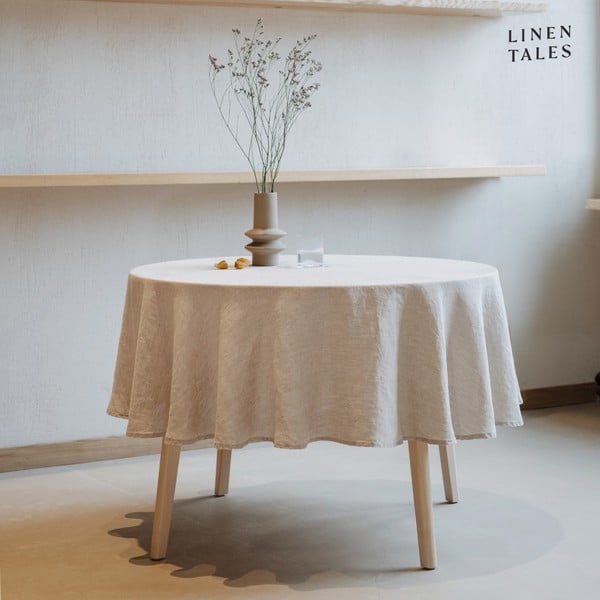 Tovaglia di lino ø 230 cm Melange - Linen Tales