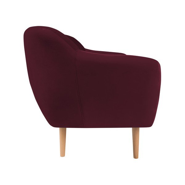 Divano a due posti rosso vino Benito - Mazzini Sofas-image-2