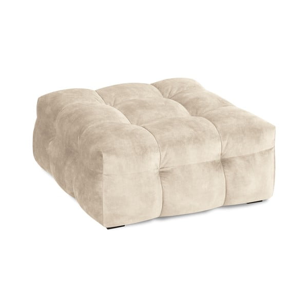 Pouf in velluto beige Vesta - Windsor & Co Sofas-image-4