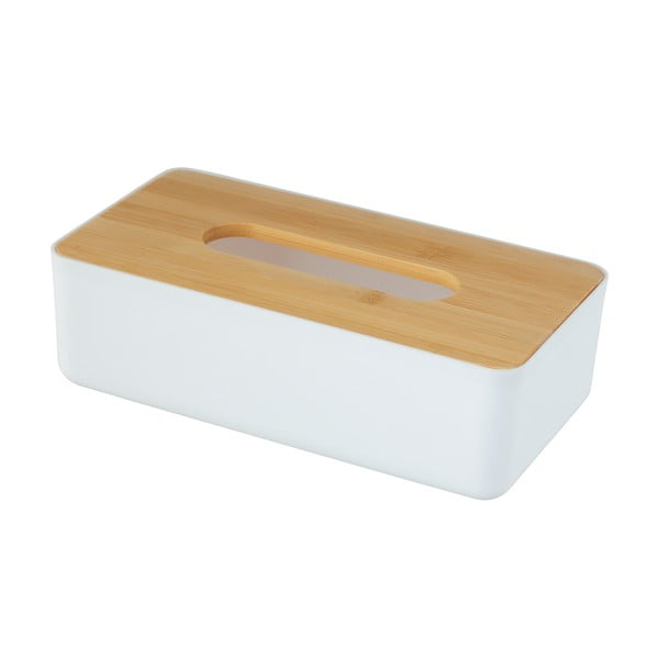 Scatola in plastica-bambù per fazzoletti Rotello - Wenko-image-3