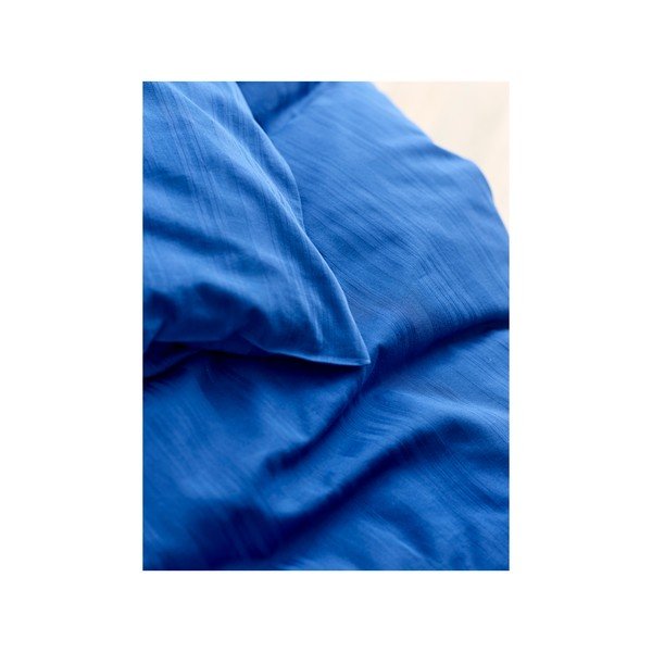 Lenzuolo singolo damascato blu scuro 140x220 cm Noble - Södahl-image-2