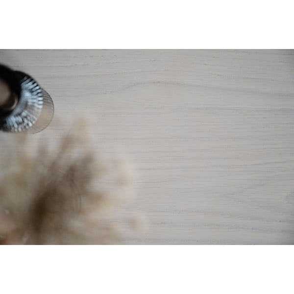 Tavolino rotondo in rovere decorato in colore naturale 90x90 cm Yumi - Rowico-image-4