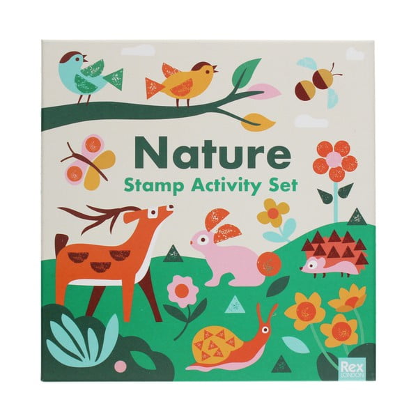 Set creativo Stamp Activity Set Nature - Rex London