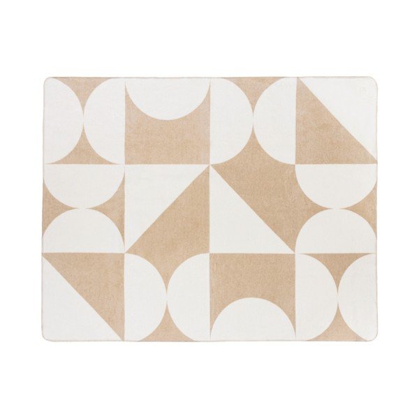 Coperta beige/color crema 150x200 cm Tul – noo.ma