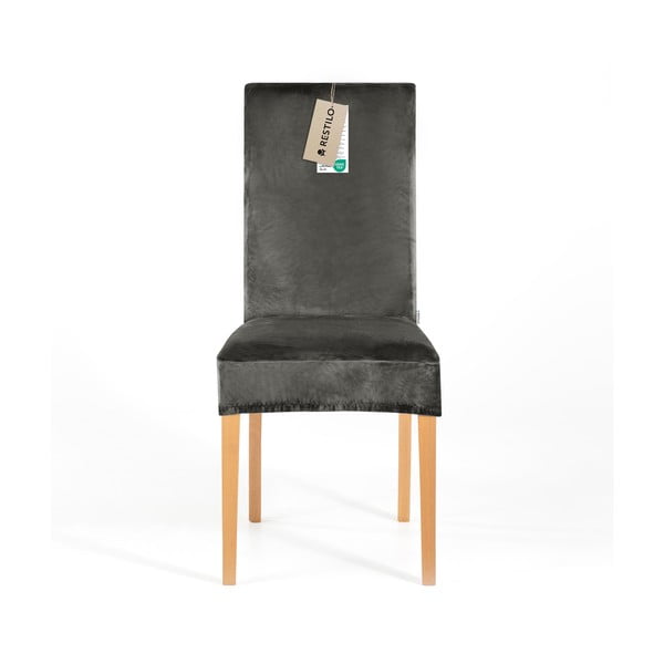 Set di coprisedia grigi con rivestimento elastico per sedie 4 pz 48 cm Sento – Restilo-image-2