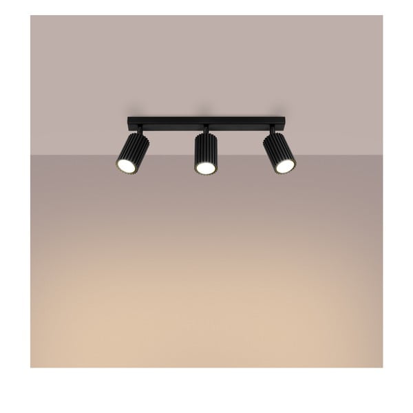 Faretto nero 6,5x45 cm Gleam – Sollux-image-3