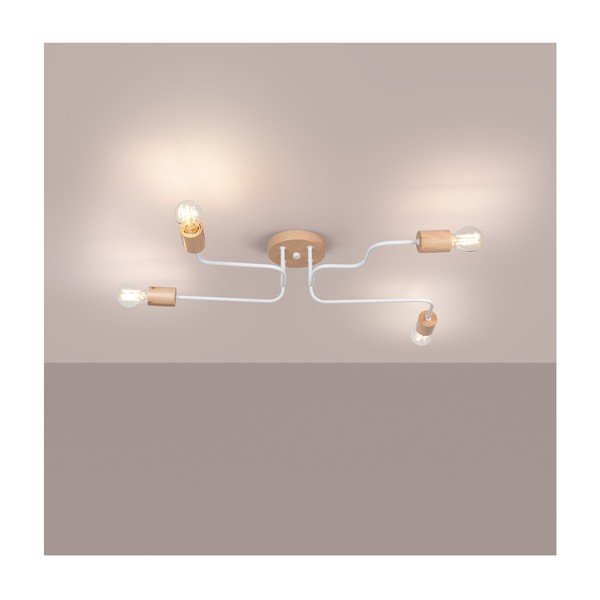 Plafoniera di colore naturale 58x75 cm Dazzle – Sollux-image-1