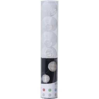 Catena luminosa a LED bianchi con lanterne adatta per esterni, lunghezza 4,5 m Festival - Star Trading