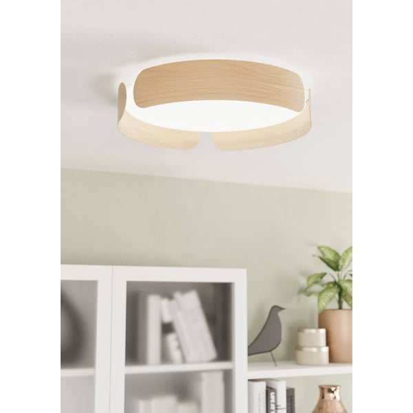 Plafoniera LED bianca/di colore naturale VALCASOTTO – EGLO-image-1