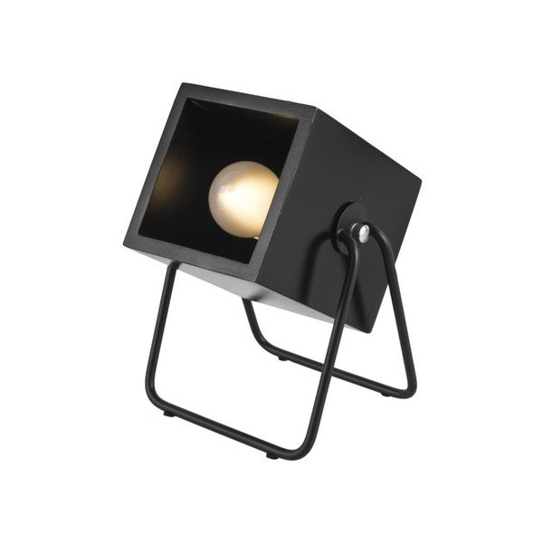 Lampada da tavolo nera Square Hefty - Leitmotiv-image-1