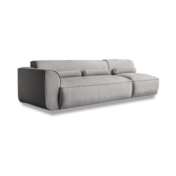 Divano componibile in grigio chiaro 248 cm Flex Felix – Miuform