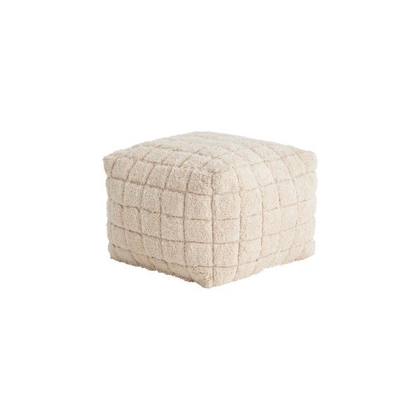 Poggiapiedi color crema Check – Ellos Home-image-2