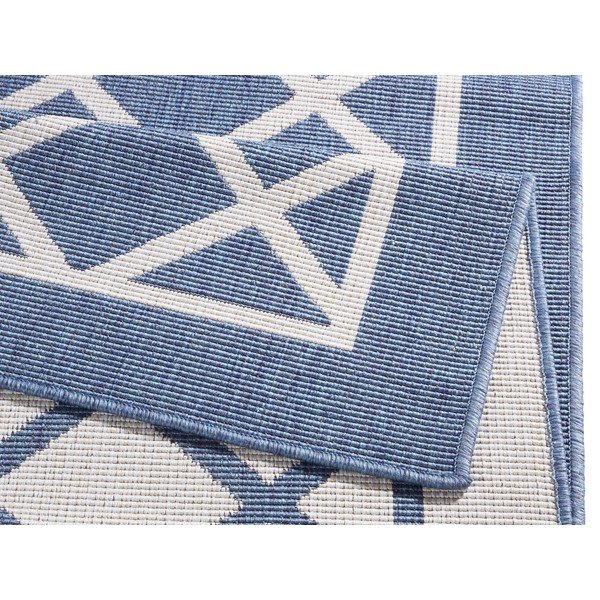 Tappeto da esterno blu e crema , 150 x 80 cm Sydney - NORTHRUGS-image-4