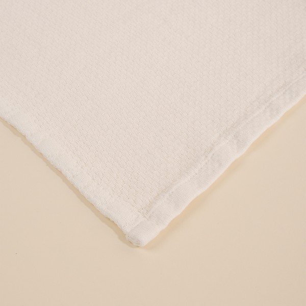 Copriletto in cotone bianco per letto matrimoniale 160x220 cm Hasir - Mijolnir-image-2