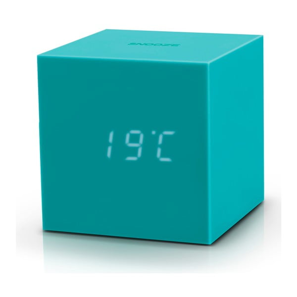 Sveglia a LED turchese Cubo di gravità Gravity Cube Click - Gingko-image-3
