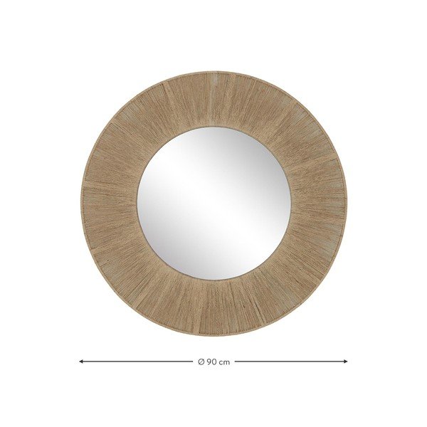 Specchio da parete con cornice in metallo, ø 90 cm Citra - Westwing Collection-image-4