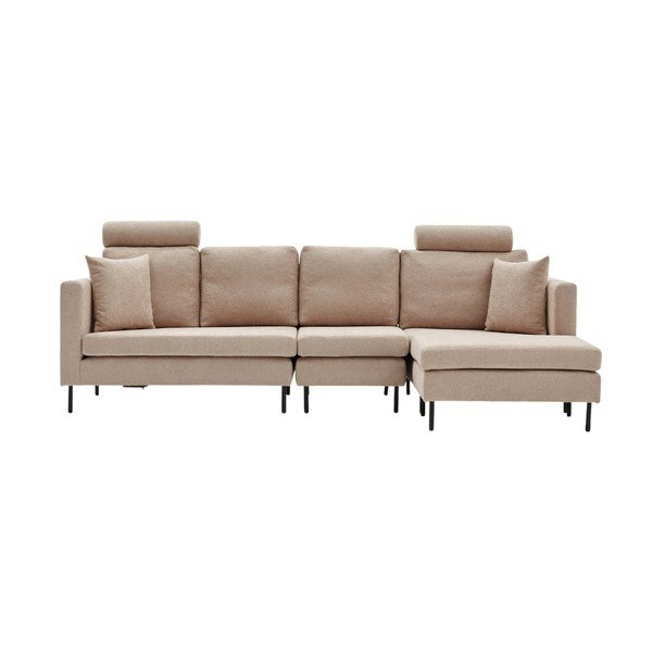 Divano angolare beige (variabile) Nova - Balcab Home
