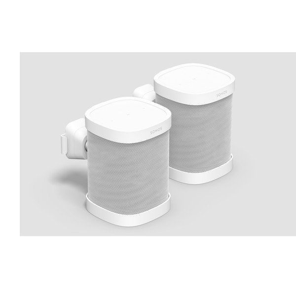 Set di 2 sistemi di supporto per altoparlanti bianchi montati a parete Montaggio per One - Sonos-image-2