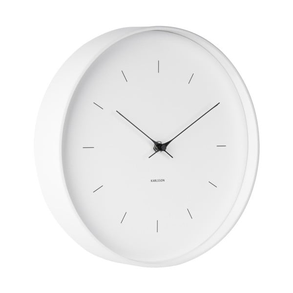 Orologio da parete bianco Butterfly, ø 27,5 cm Butterfly Hands - Karlsson-image-1