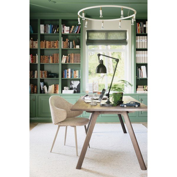 Tavolo da pranzo in rovere massiccio allungabile 95x220 cm Clapperton – Rowico-image-2