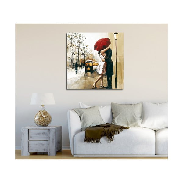 Pittura su tela Parigi, 45 x 45 cm - Wallity-image-2