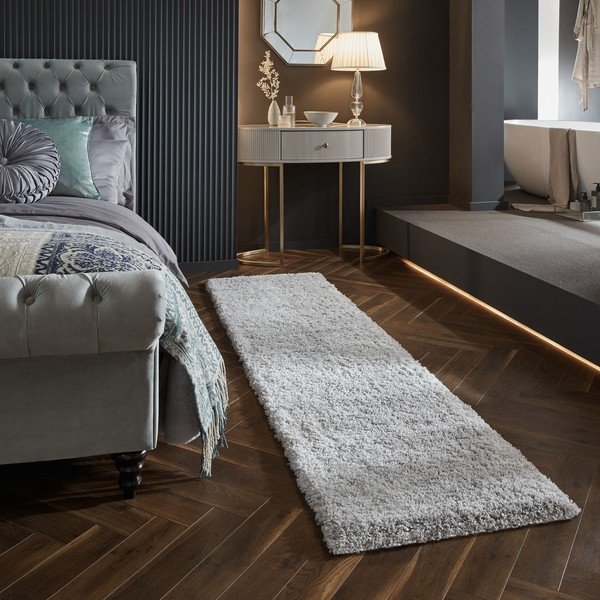 Runner grigio chiaro 60x230 cm - Flair Rugs-image-1