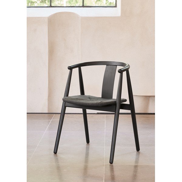 Sedia da pranzo nera Relate - Unique Furniture-image-2