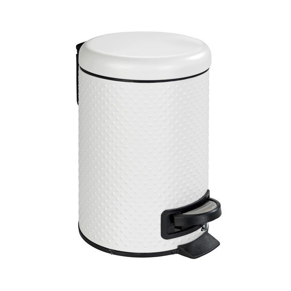 Cestino da bagno bianco in acciaio , 3 l Punto - Wenko