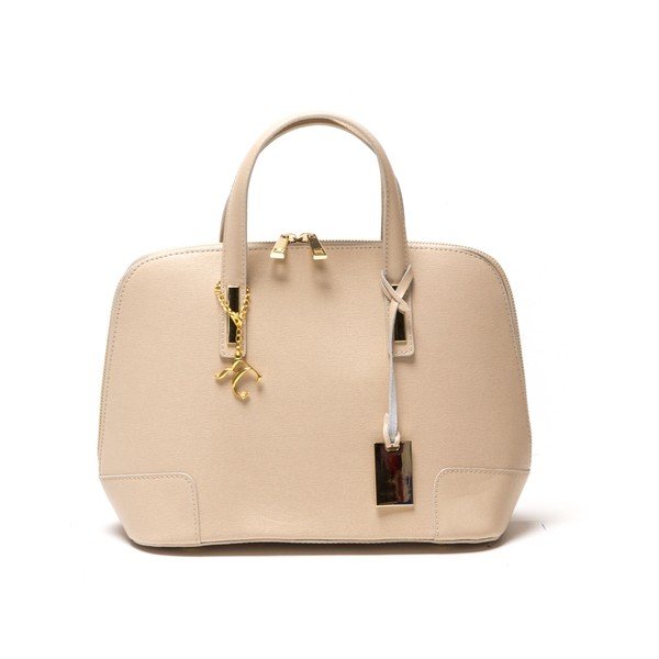 Kožená kabelka Renata Corsi 418 Beige