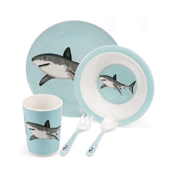 Set da pranzo per bambini 5 pz Sharks – Rex London