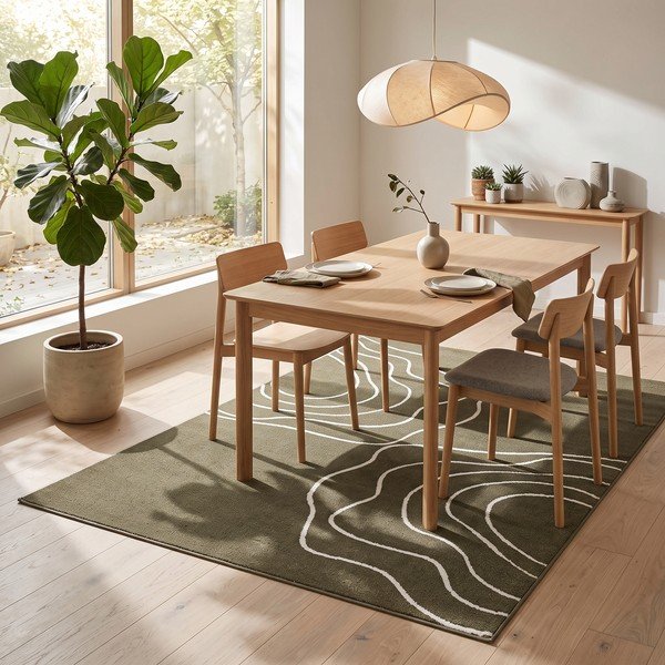 Tappeto verde 200x290 cm Pulse – ESTE-image-4