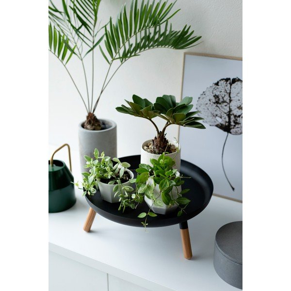 Vassoio in metallo ø 32 cm – YAMAZAKI-image-4