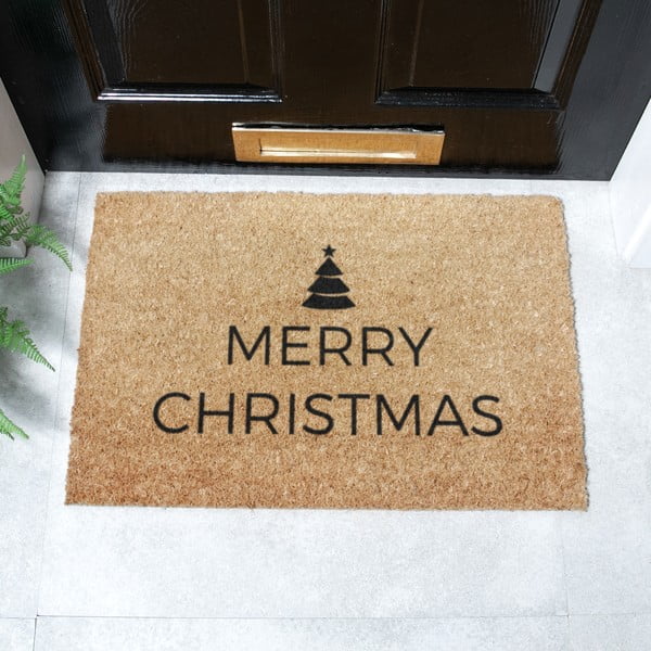 Zerbino in cocco con motivo natalizio 40x60 cm Merry Christmas - Artsy Doormats-image-3
