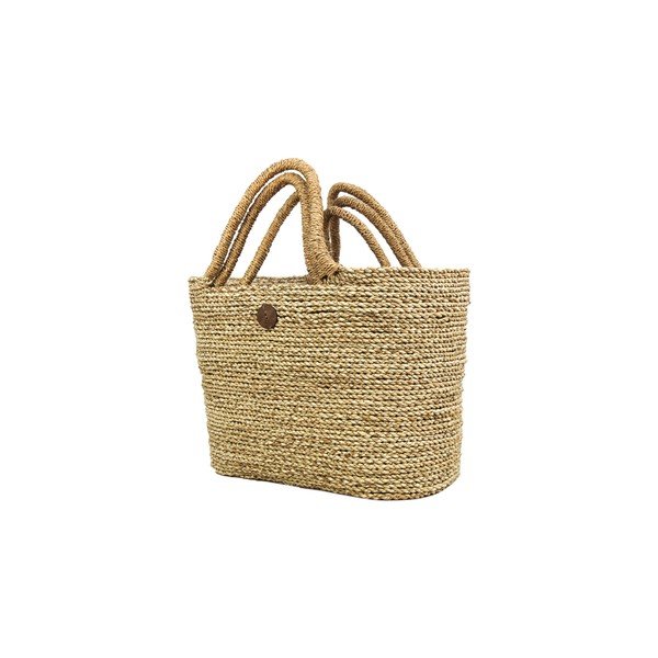 Set di 3 cestini portaoggetti in seagrass Set di cestini portaoggetti in seagrass - HSM collection-image-1