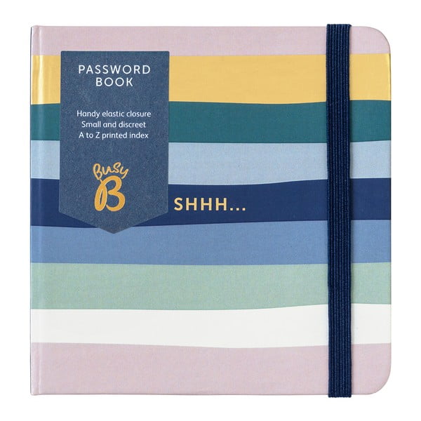 Agenda per password 96 pp. Stripe - Busy B-image-1