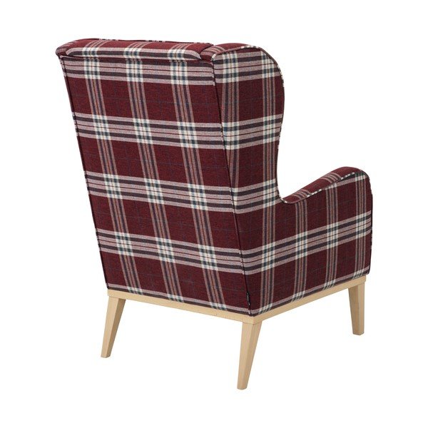 Poltrona a quadri rossi Angelo - Max Winzer-image-4