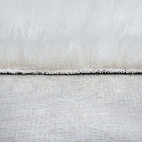 Tappeto in pelliccia sintetica bianca 160x230 cm Alpine Faux Fur - Flair Rugs-image-4