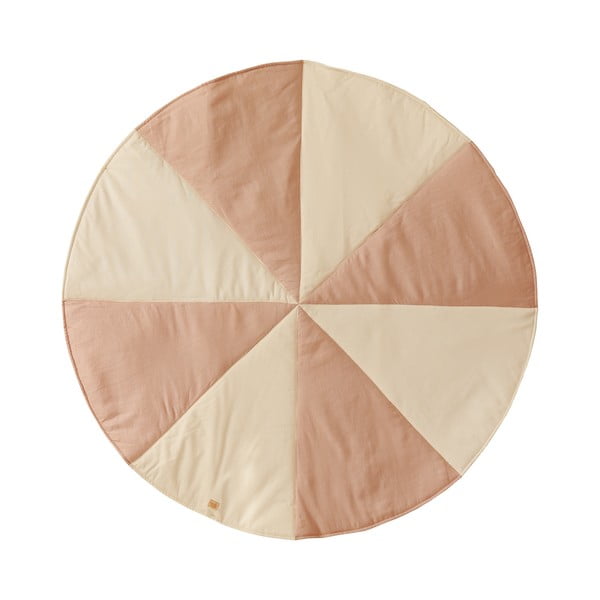 Coperta per bambini rosa e beige Powder Pink Circus - Moi Mili