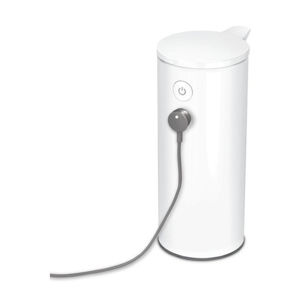 Dispenser di sapone in acciaio bianco touchless 266 ml - simplehuman-image-3