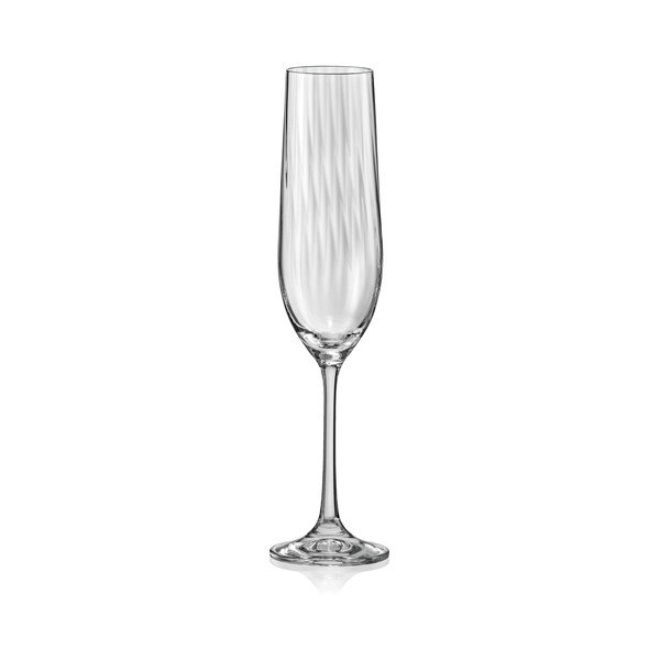 Set di 6 bicchieri da champagne , 190 ml Waterfall - Crystalex