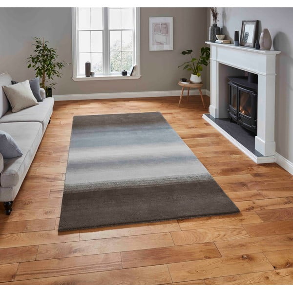 Tappeto in lana grigio 230x150 cm Elements - Think Rugs-image-1