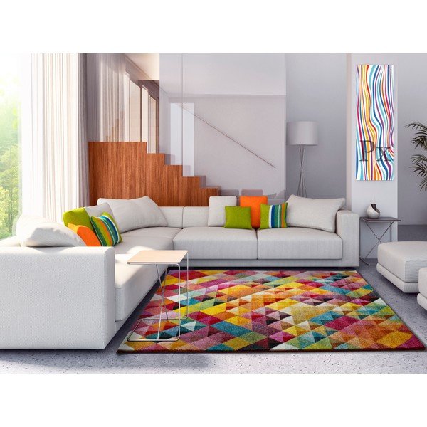 Tappeto , 140 x 200 cm Belis Triangles - Universal-image-1