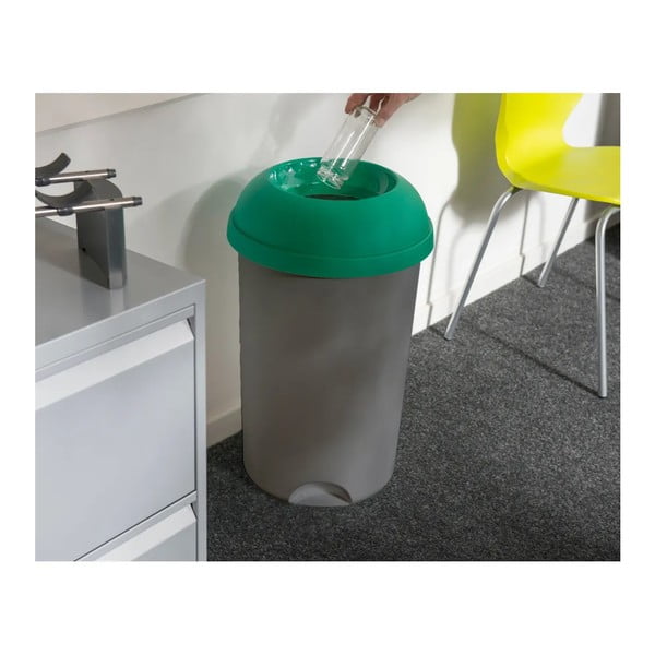 Coperchio per pattumiera in plastica giallo per raccolta differenziata – Addis-image-1