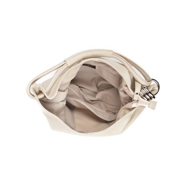 Béžová kožená kabelka Carla Ferreri Giuliya-image-1