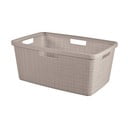 Cesta per il bucato grigio tortora in plastica 46 l Jute – Curver
