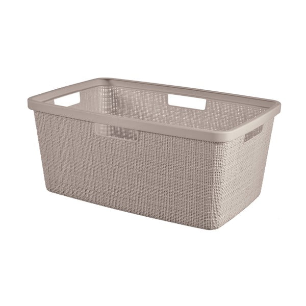 Cesta per il bucato grigio tortora in plastica 46 l Jute – Curver
