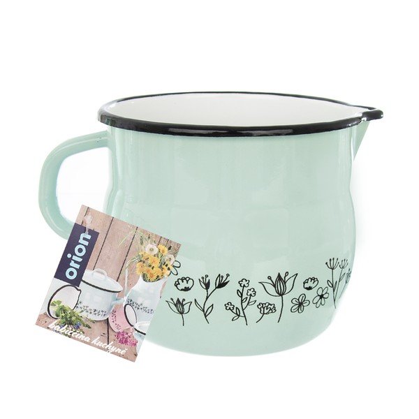 Brocca in smalto verde menta Meadow, 1,9 l Belly - Orion-image-2