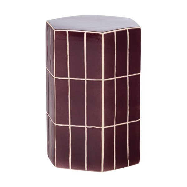 Tavolino in ceramica 26x30 cm Plu – WOOOD-image-2